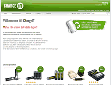 Tablet Screenshot of chargeit.se